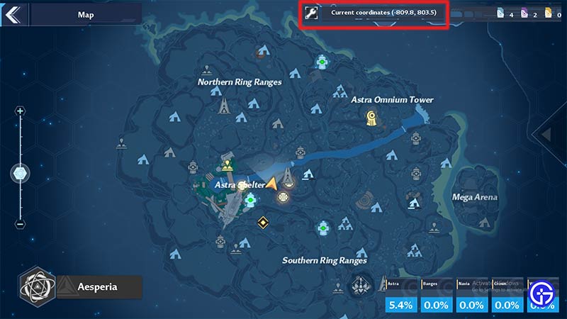 How to use the Map Coordinates in Tower of Fantasy