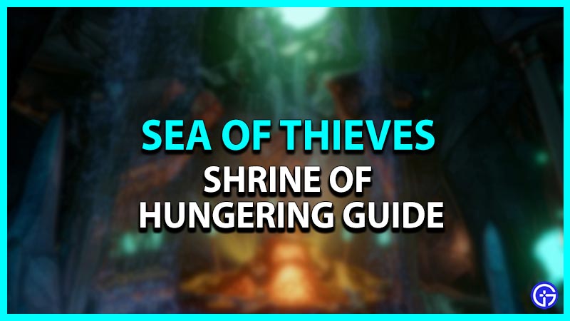 Shrine of Hungering Guide in the Sea of Thieves