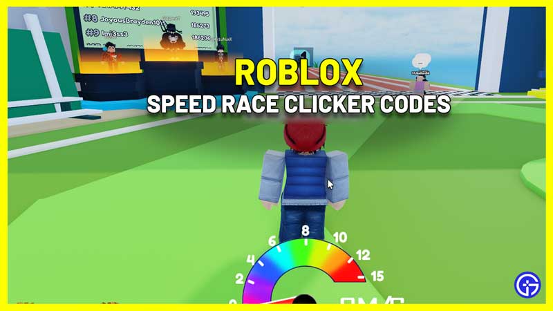 Roblox - Speed ​​Race Clicker Codes - Free Trail and Lightning