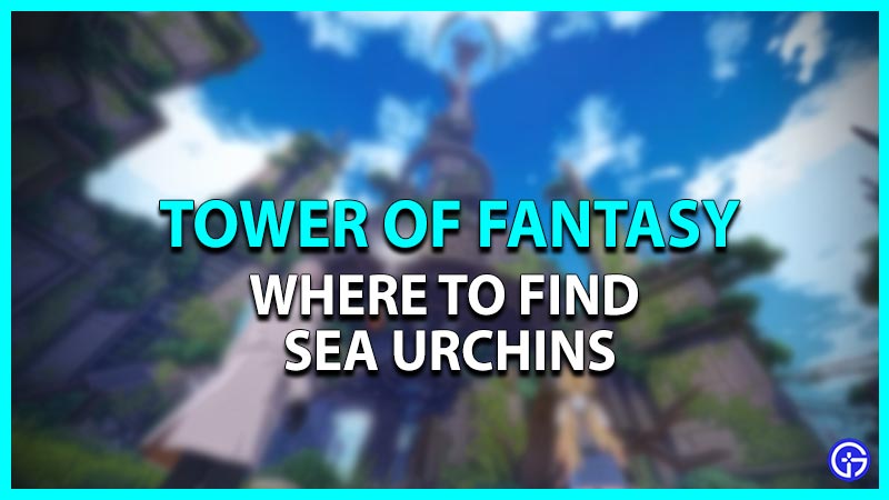 Where to find Sea Urchins in Tower of Fantasy