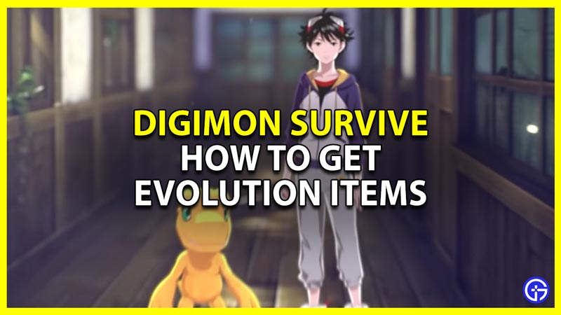 how to get evolution items in digimon survive