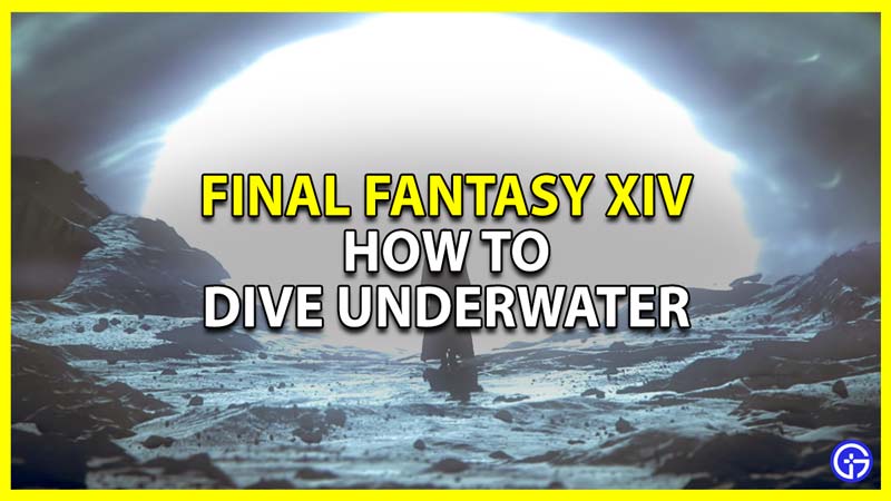 ffxiv how to dive underwater