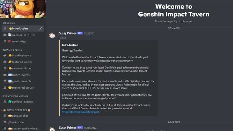 Genshin Impact Official Discord Link - How To Join (2023)