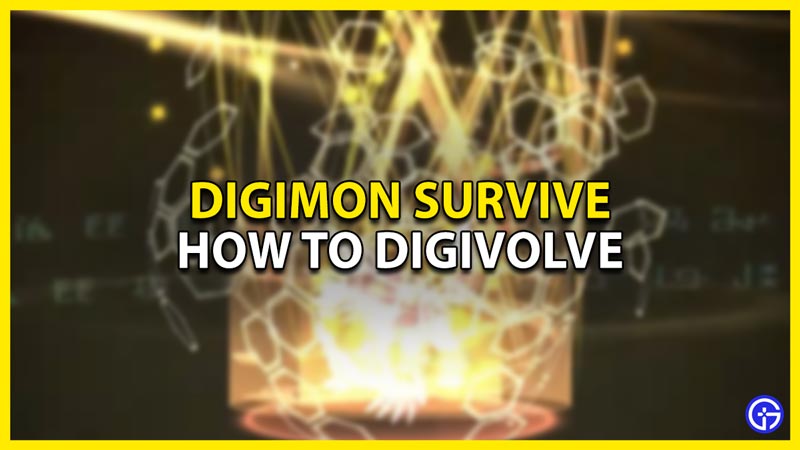 how to digivolve in digimon survive