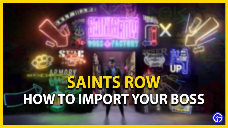 saints row import boss