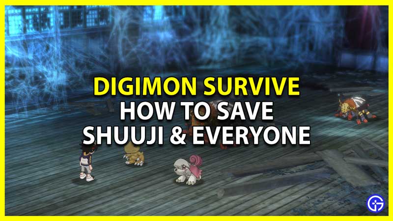 digimon survive save shuuji and everyone