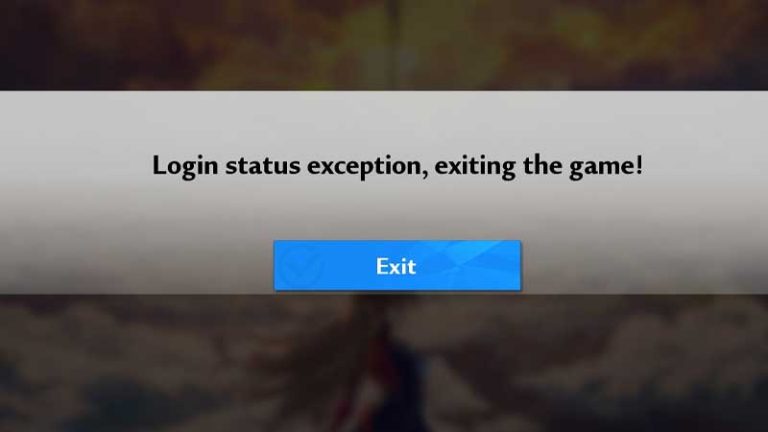 How To Fix Tower Of Fantasy Login Status Exception Error 