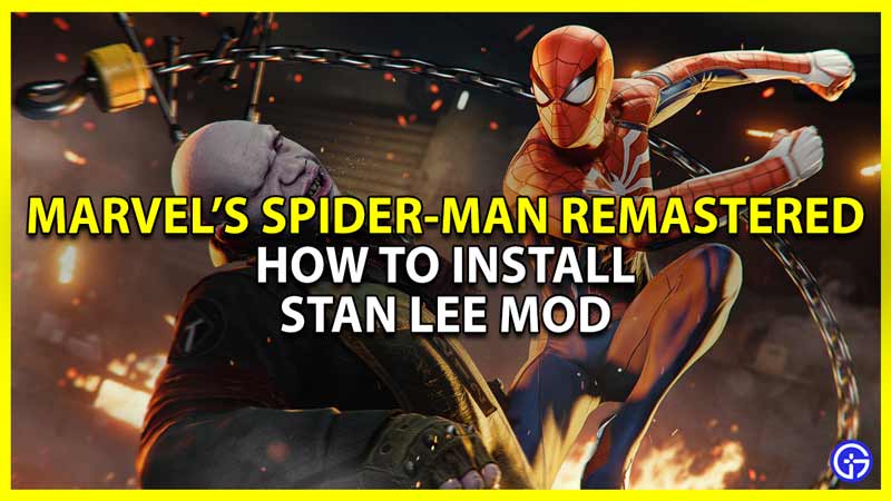 how to install stan lee mod in marvels spider man remastered