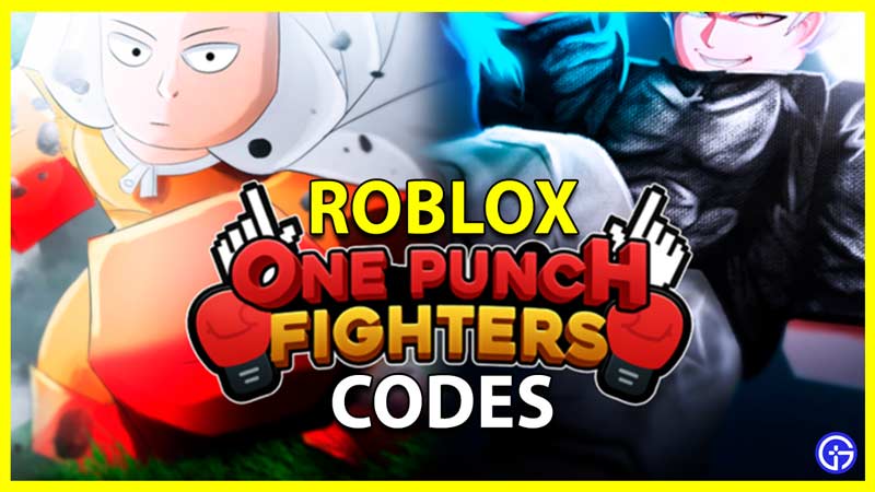 roblox one punch fighters codes