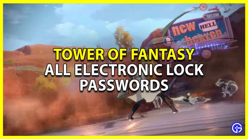 Tower of Fantasy, All Electronic Lock Passwords (Door Codes)