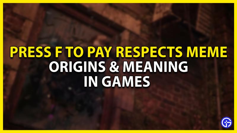 Everything is Viral - ⚰️ Press F to Pay Respects Meme #Origin, Meaning And  Spreading 💩 😭 Press F to Pay #Respects Origin When did this meme create?  Likely, we know the