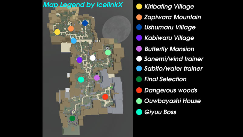 project slayers map locations
