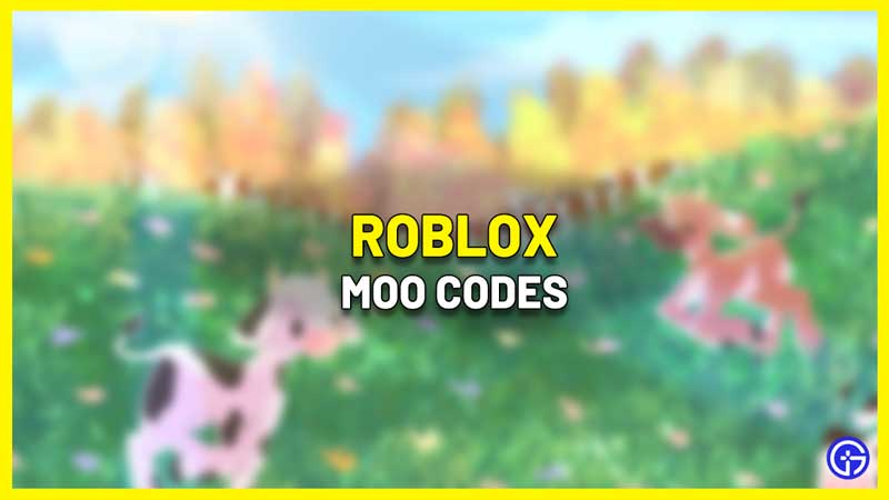 Moo Codes Roblox