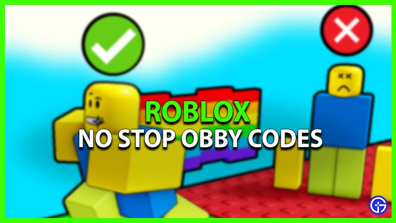no stop obby codes