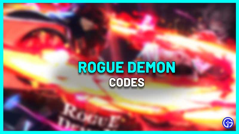 Roblox Rogue Demon New Codes October 2023 