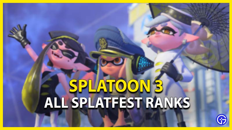 all splatfest ranks splatoon 3