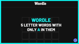 what 5 letter words have y as the only vowel