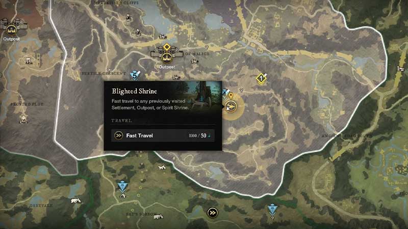 All Fast Travel Locations in New World