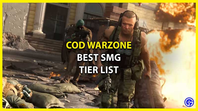 Best SMGs Tier List COD Warzone