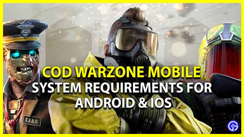 REQUISITOS MINIMOS de WZ MOBILE #warzonemobile #warzone #codwarzone #w