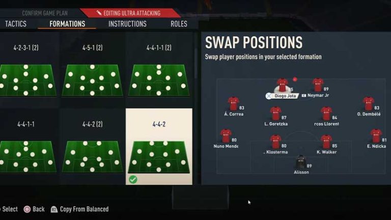 Fifa 23 Best Formation Which Tactics And Instructions To Use