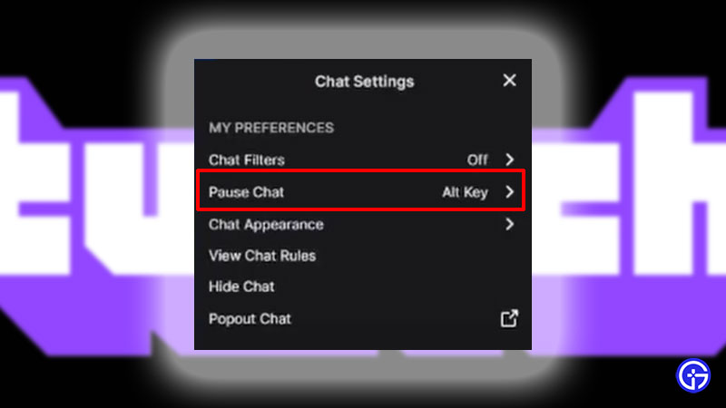 How To Freeze The Chat Twitch