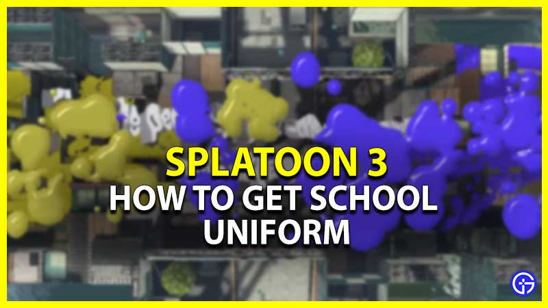 How To Get School Uniform In Splatoon 3