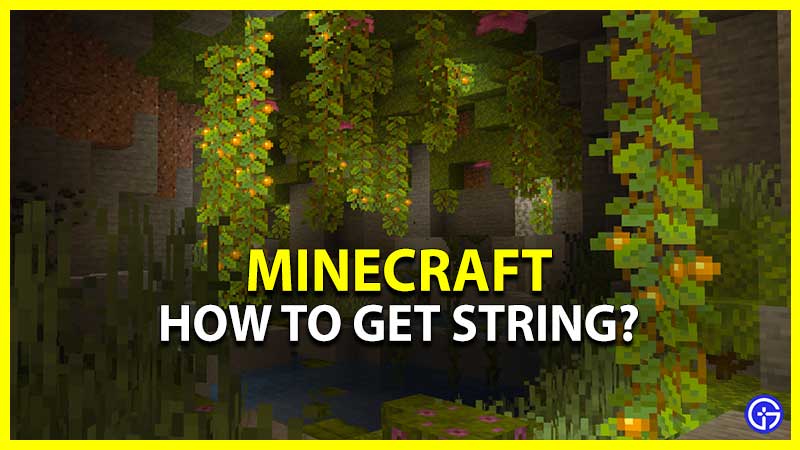 How To Get String In Minecraft