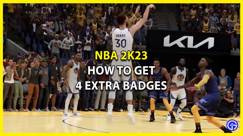 How to Get 4 Extra Badges in NBA 2K23