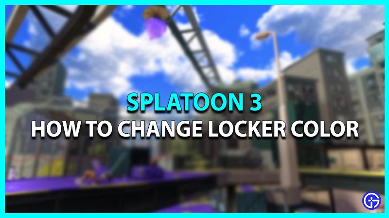 Change Locker color in Splatoon 3