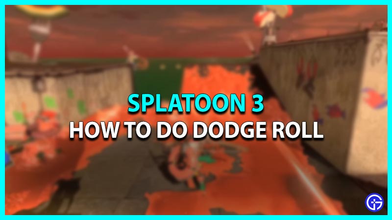 Dodge Roll in Splatoon 3