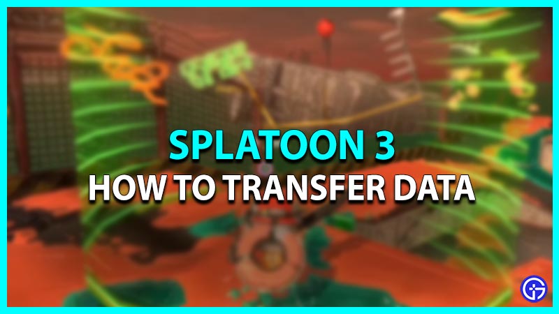 How to transfer data in Splatoon 3