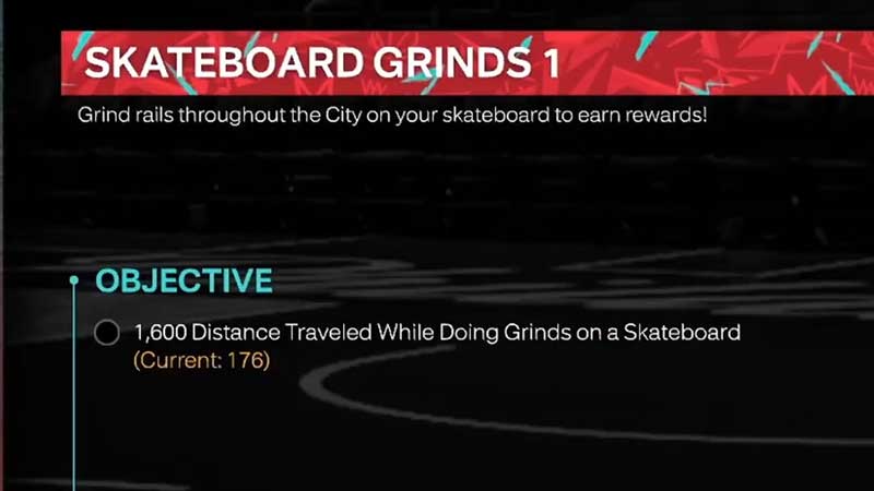 NBA 2K23 Grind Rails with Skateboard