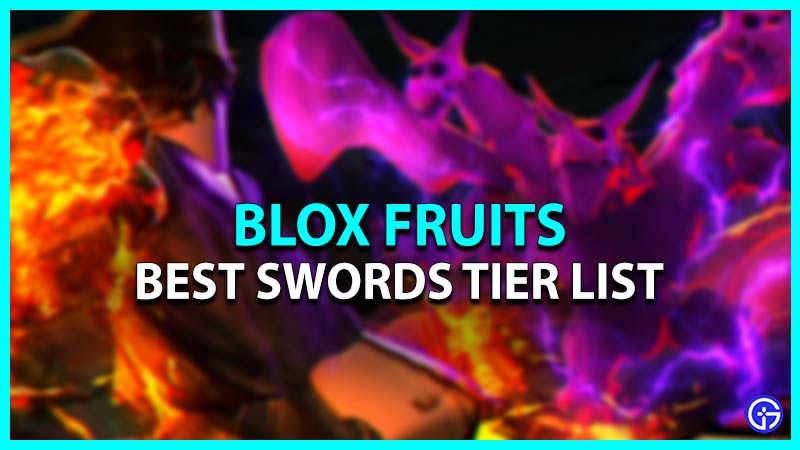 Roblox - Blox Fruits Sword Tier List - All Swords Ranked