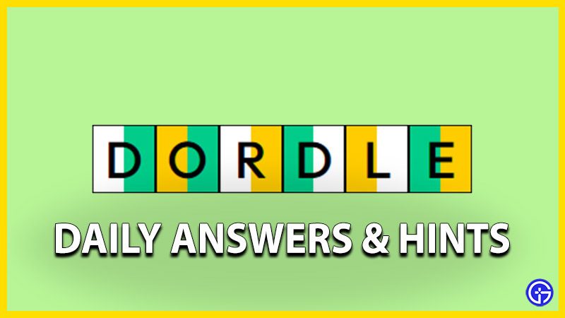 today dordle answers hints