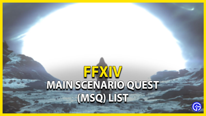 ffxiv msq list nain scenario list