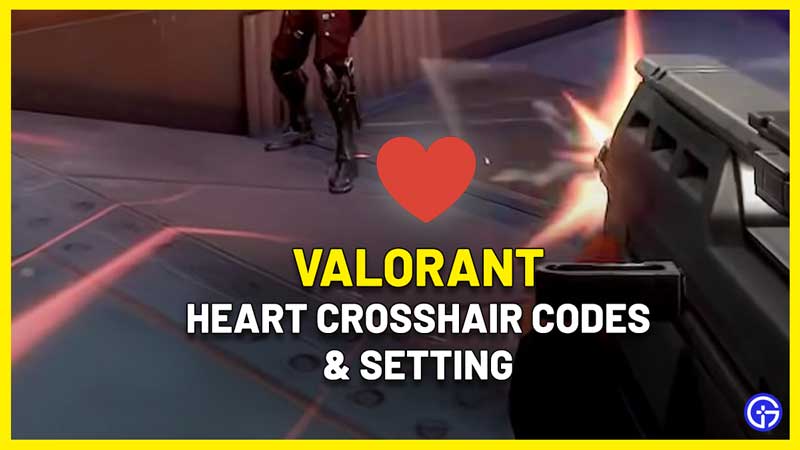 Heart crosshair in VALORANT