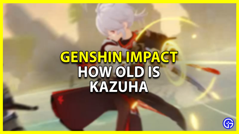 genshin impact kaedehara kazuha age and lore