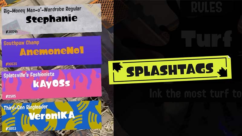 splatoon 3 customize splash tags