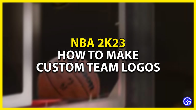 how to make custom team logos in nba 2k23