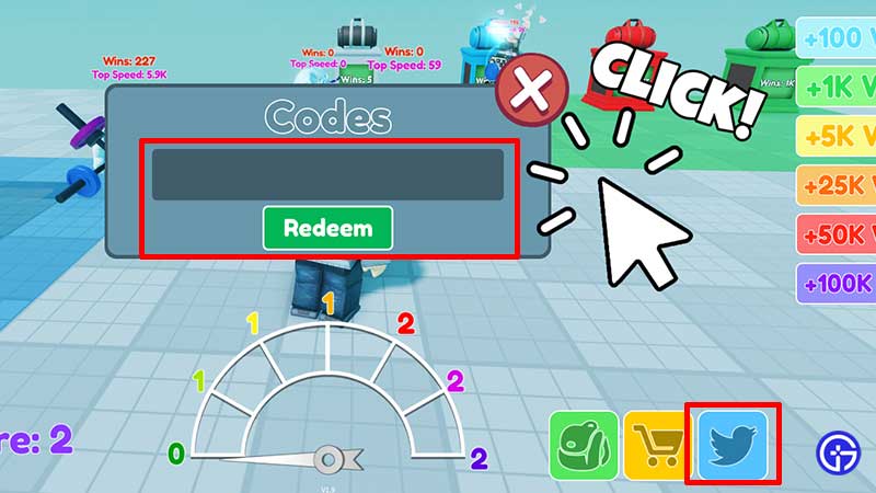 how to redeem Skydive Race Clicker codes