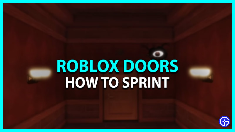 roblox doors how to sprint run