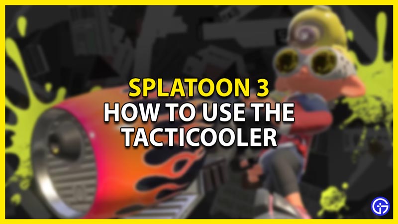 how to use the tacticooler in splatoon 3