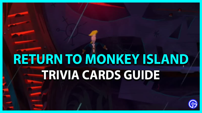 return to monkey island trivia cards