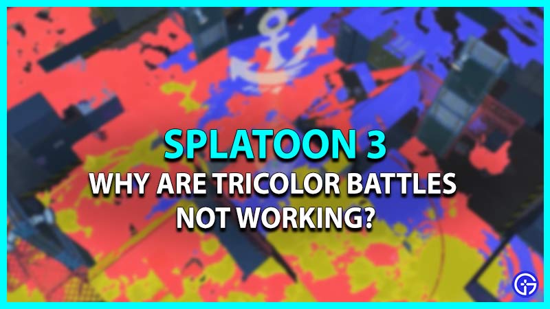 tricolor battles not working splatoon 3