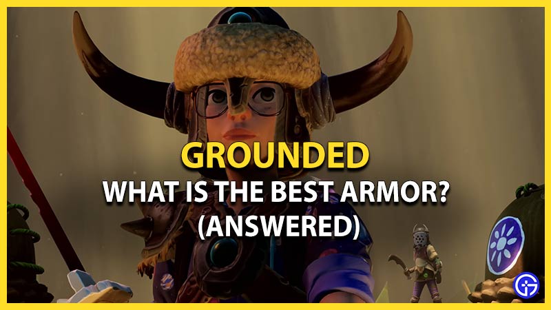 best armor in grounded