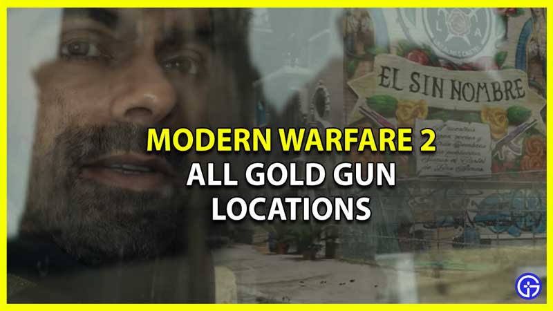 All Gold Gun Locations Modern Warfare 2