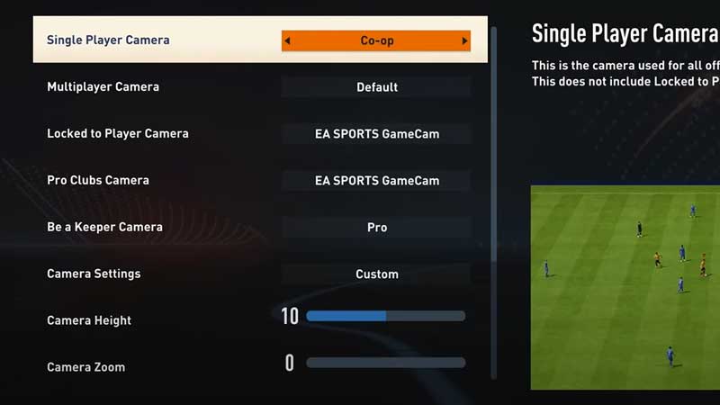 FIFA 23 best camera settings - How to change it in the game?