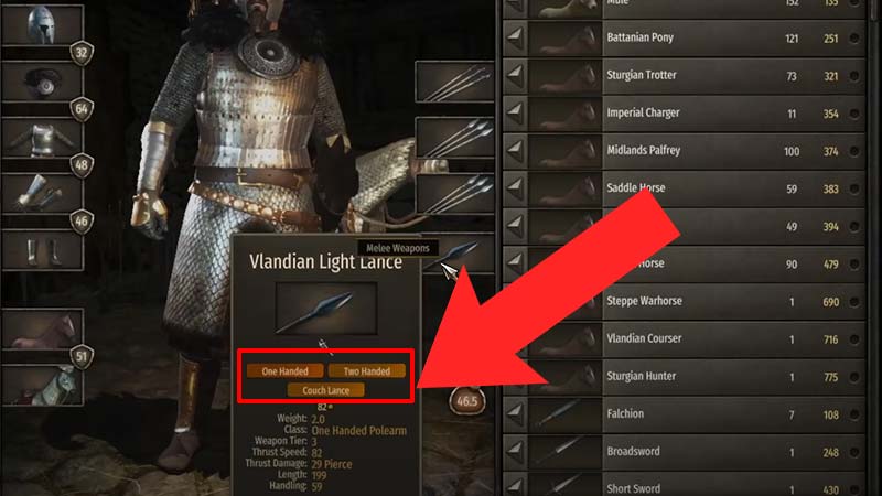 How To Couch Lance In Bannerlord