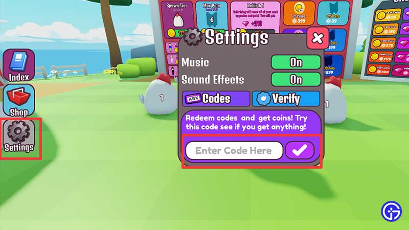 How to Redeem Codes in Pet Crafting Simulator